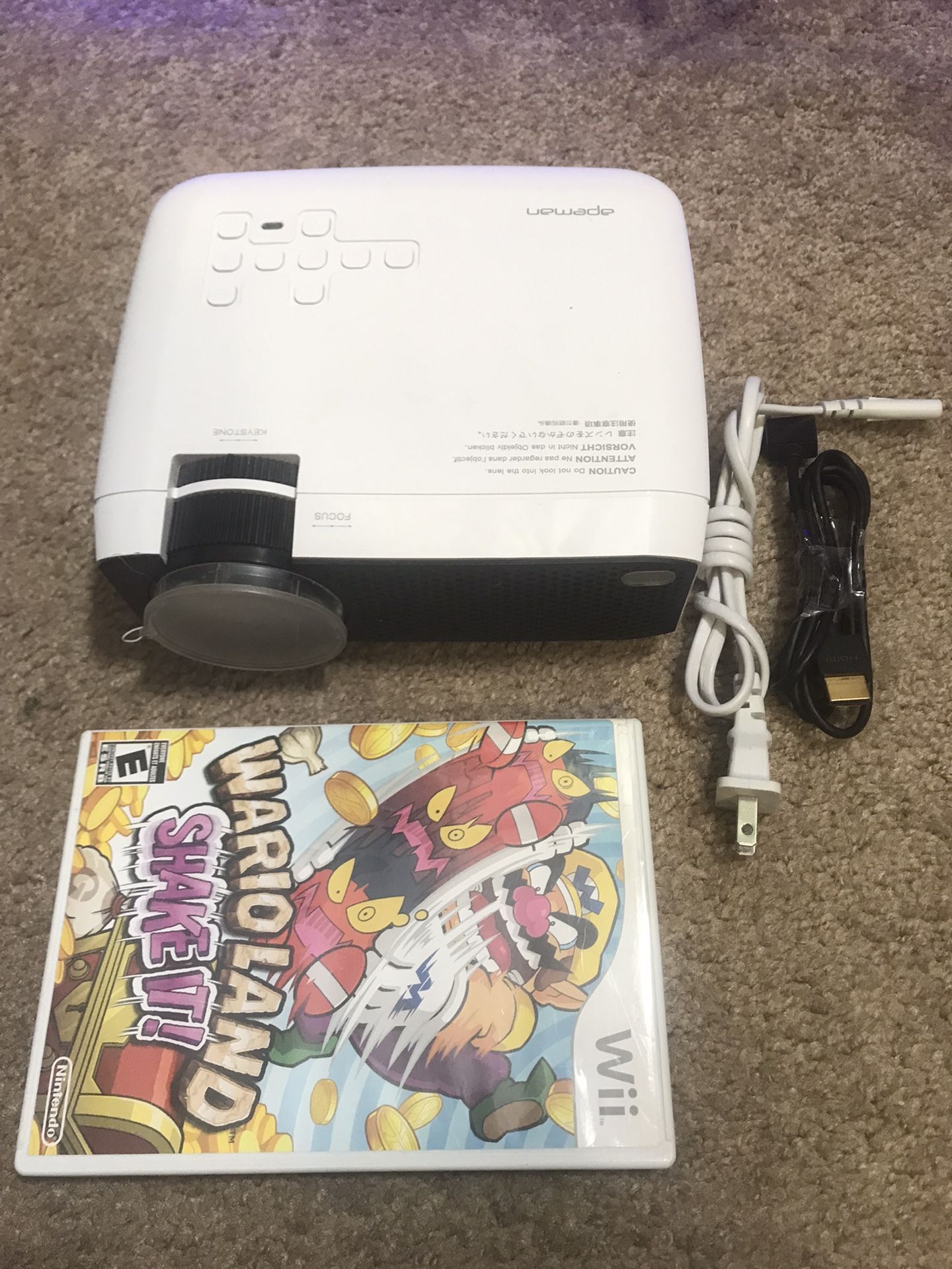 Apeman Mini Projector HDMI In 
