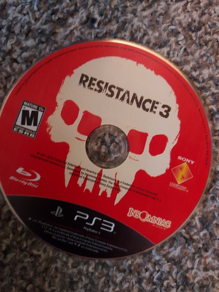 Ps3 Playstation Three Resistance Fall Of Man 3