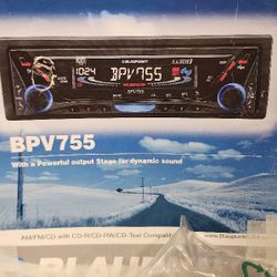 Blaupunkt BPV755 Single Din CD Player