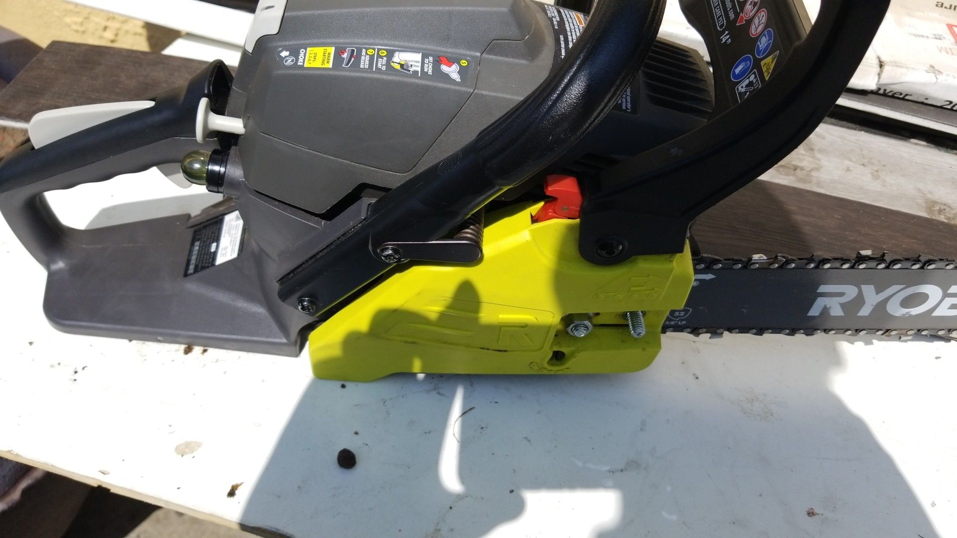Ryobi 14 in chainsaw