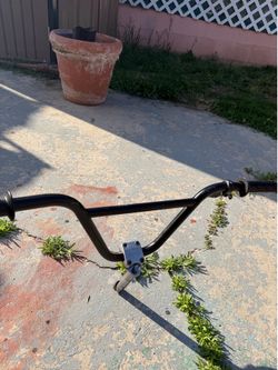 BMX handlebar and quill stem