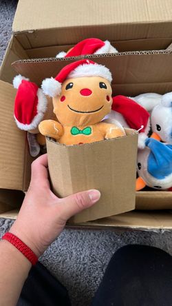 Christmas Gingerbread Man Plush Stuffed Toy