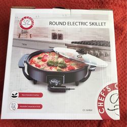 Round Electric  Skillet 