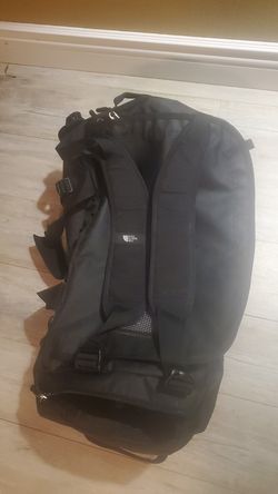 North face duffle bag backpack