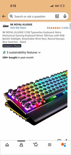 RGB Mechanical Gaming Keyboard – Brand New in Box