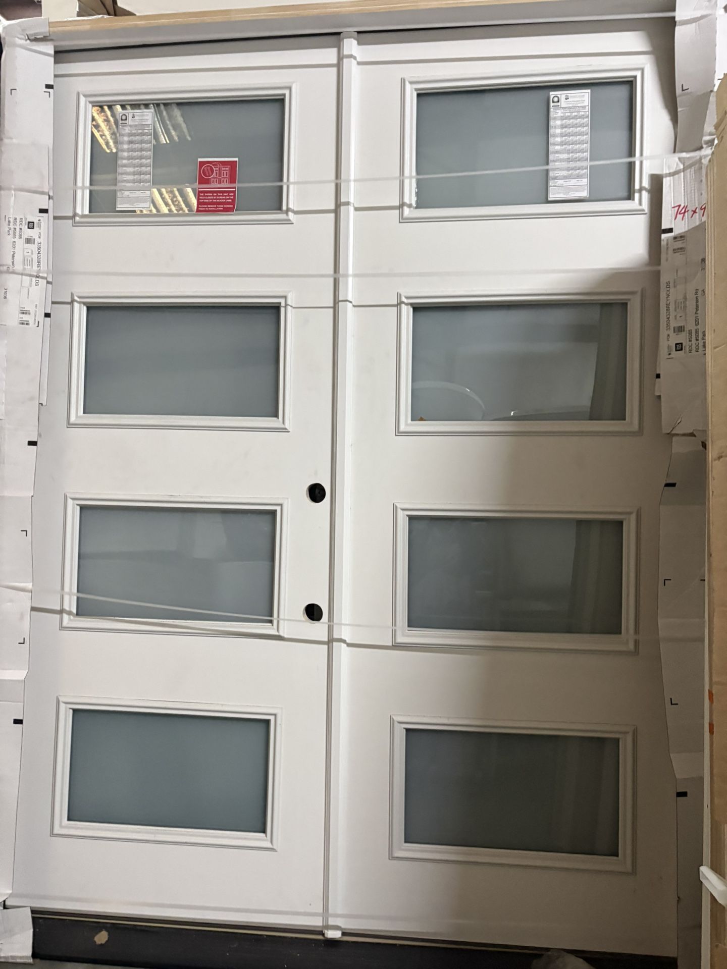 74 X 96 In Exterior Door