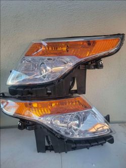 11-15 Ford Explorer Headlights Luces Faros Micas Calaveras Focos Headlamps Faroles