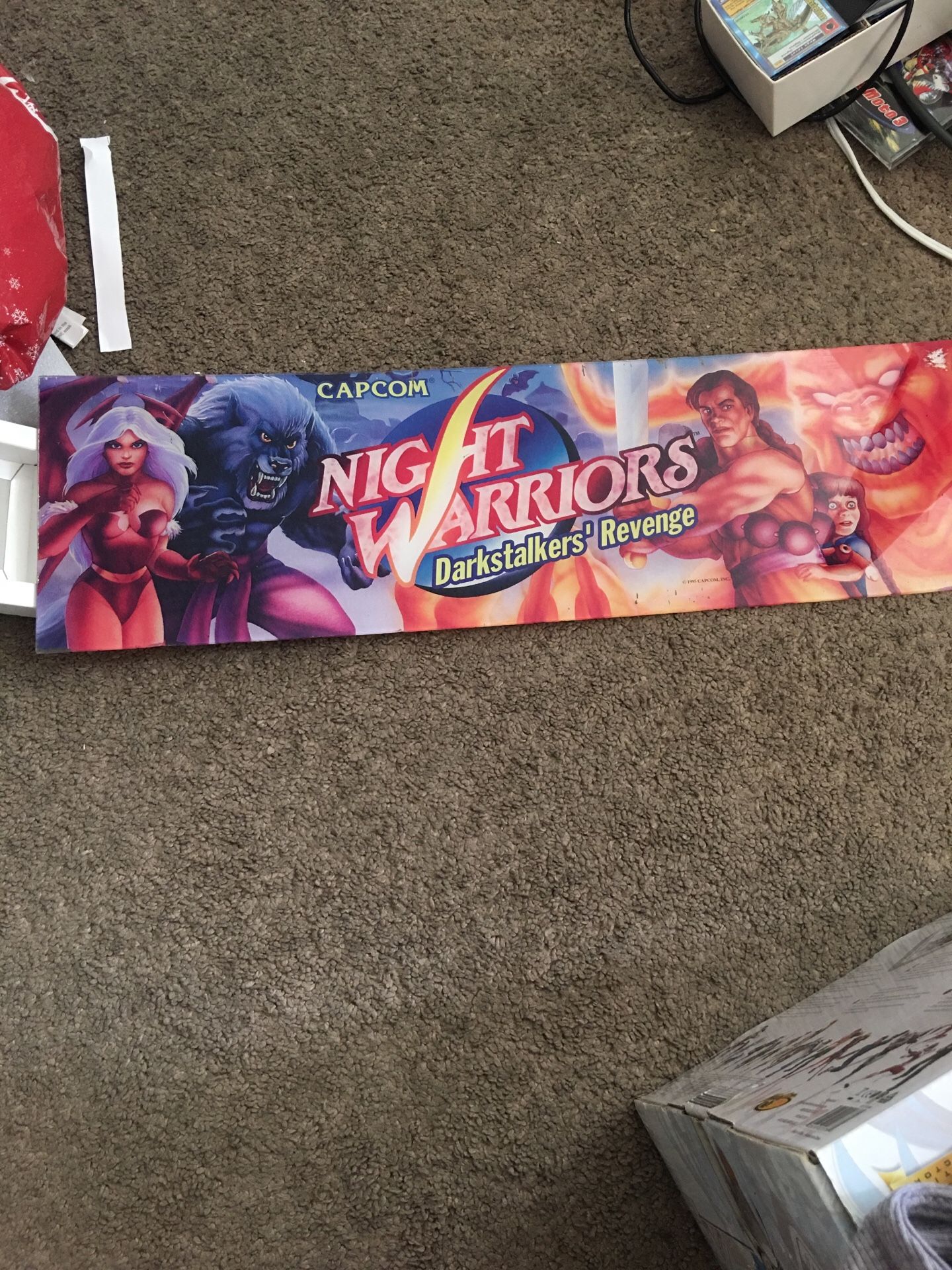 Darkstalkers arcade marquee