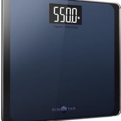 550lb Digital Scale for Body Weight with Ultra-Wide Platform and Large LCD Displa