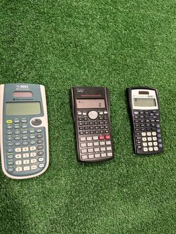 Texas Instruments TI-30XS MultiView & TI-30X IIS Scientific Calculators Lot of 3 + Mr. Penny