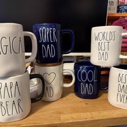 Rae Dunn Dad Mugs 