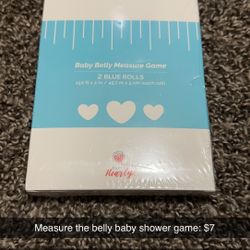 Baby shower game