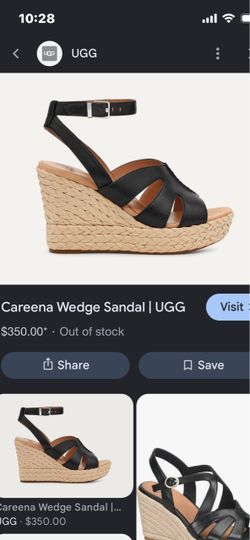 9W Uggs Careena Wedges Sandals