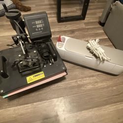 Heat press and cricut maker