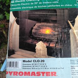 Electric Log for Fireplace 