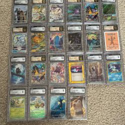 Pokémon Graded Cards Lot Japanese And English 