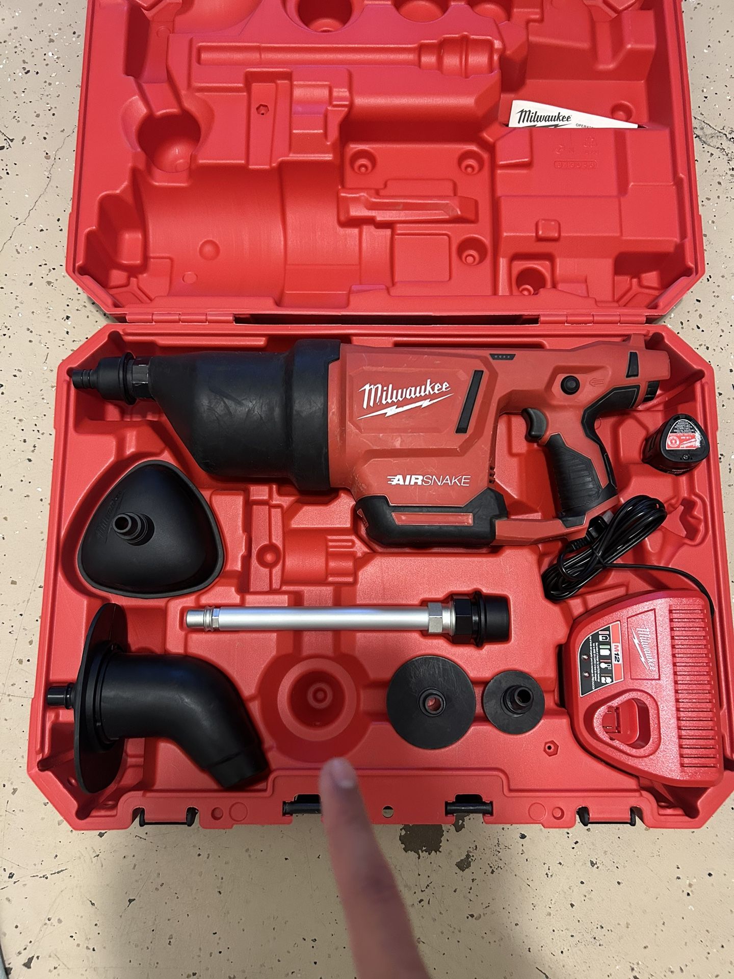 Milwaukee M12 Air Snake Cleaning Gun
