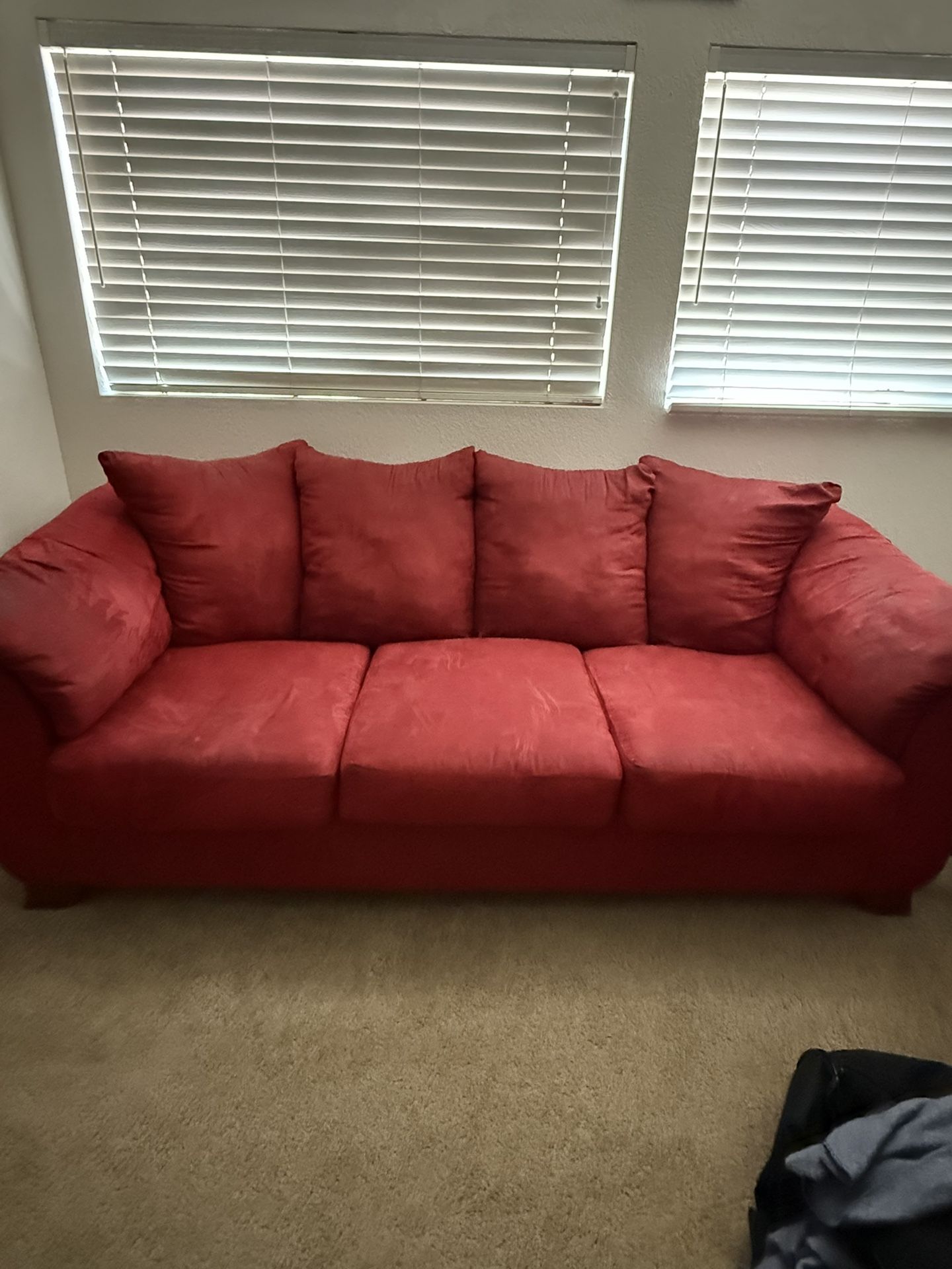 Red couch