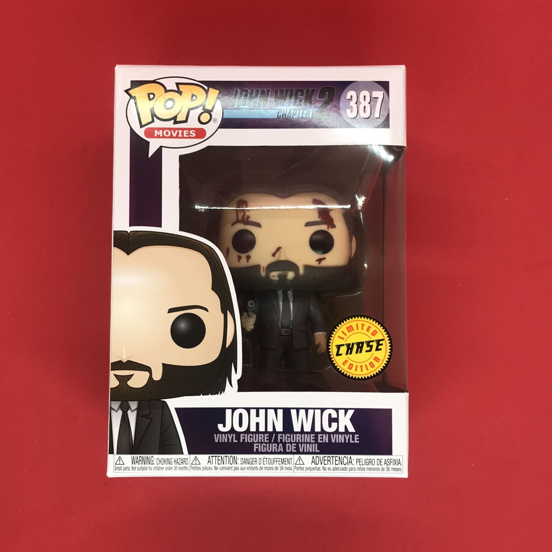 Funko Pop! Movies John Wick Chapter CHASE Limited Edition Toy