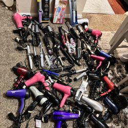 Hair Dryers-hair Straight And Hair Curly Like New 12$ For Each