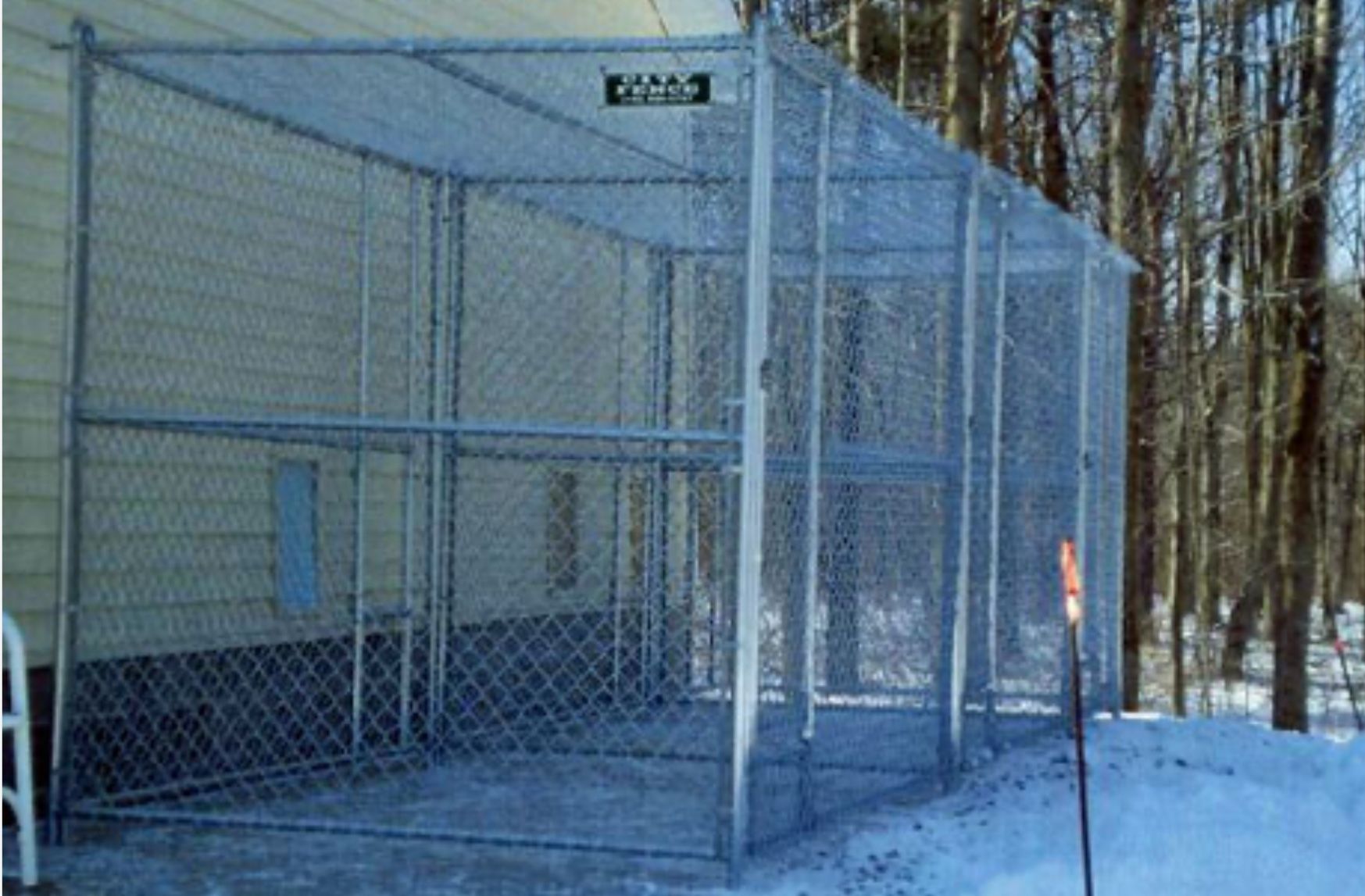 Chain link Cage/enclosure 12ftx8ftx8ft