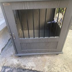 Pawhut Dog Crate End Table