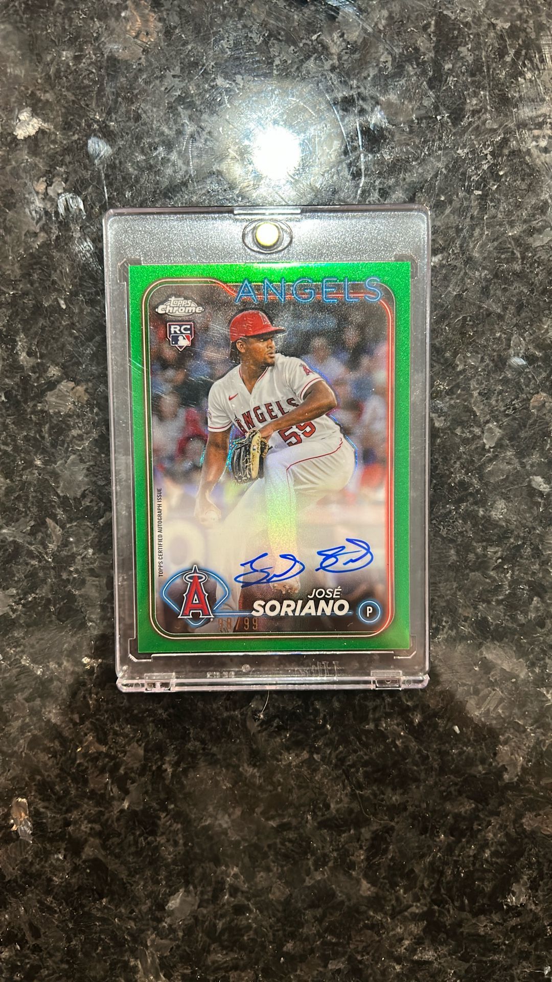 Jose Soriano Rookie Auto Card