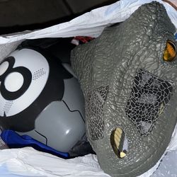 Bag Full Of Toys And Costumes 