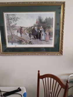 Jennie Brownscombe framed picture