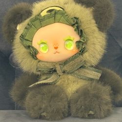 Lovely Emma Bear Alliance Series Blind Box Plush Pesto Mini Ball Green Bear