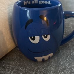 M&M Blue collectors mug