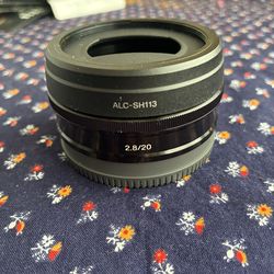 Sony Lens - 20mm F2.8 E Mount