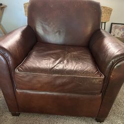 Handcrafted Leather Armchair