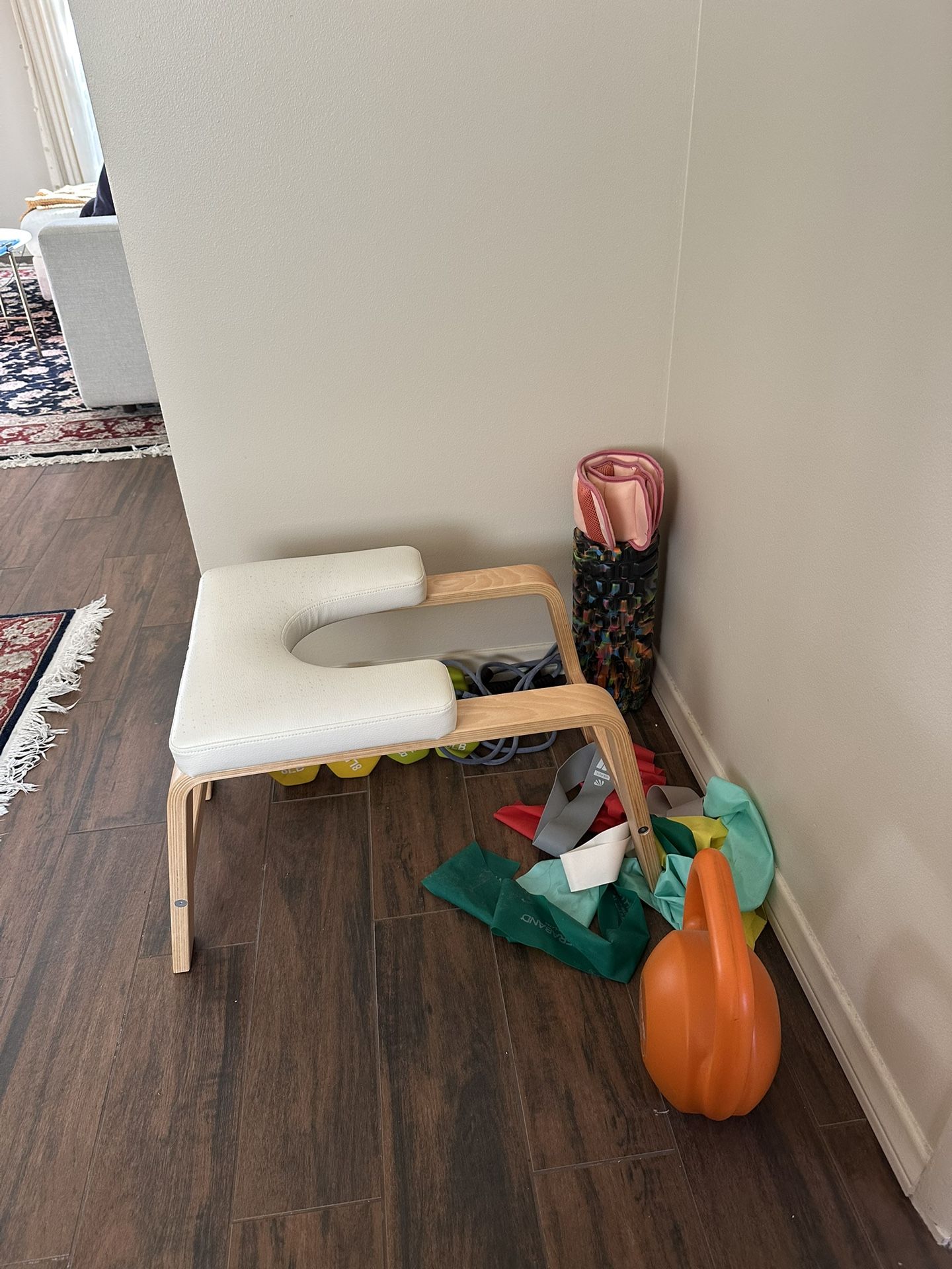 At Home Workout (FeetUp Yoga Trainer, Weights, Bands)