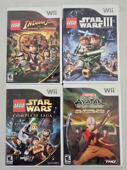 Nintendo Wii Game Bundle – LEGO Star Wars, Indiana Jones & Avatar