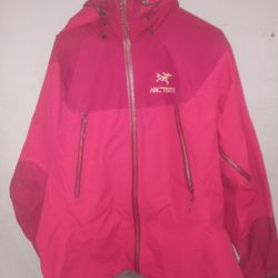 Arcteryx Red Raincoat