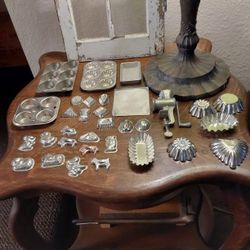 Antique Miniature Tin Cookie Cutters & Baking Items - $35 for ALL