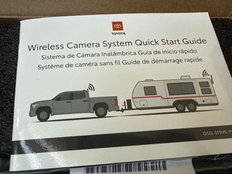 Toyota Wireless Camera System