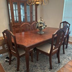 Large Wood Dining Room Table With Removable Extender