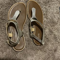 Authentic MK Gold Sandle