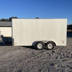 7’x14’ Enclosed Trailer With Ramp Door