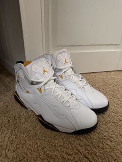Air Jordan True Flight White Gold Sneakers Men’s Size 11