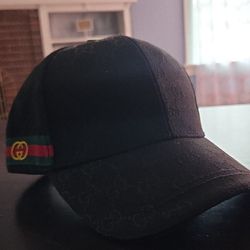 Gucci black GG x Canvas cap Unisex