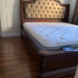 Cal King bed and mattress