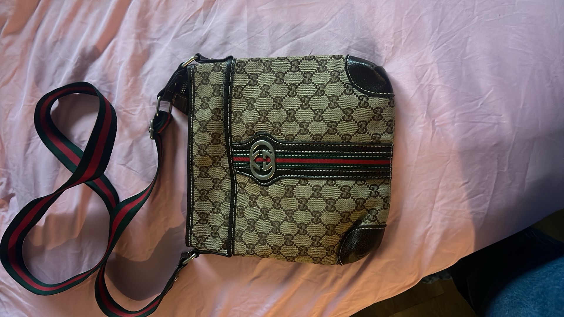 GG Supreme Crossbody Bag β Discounted Due to Wear