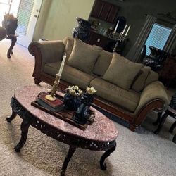 Coffee Table And End Tables 