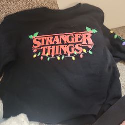 Stranger Things Cropped Sweatshirt 