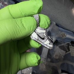 Jordan 1 Silver Pendant 925