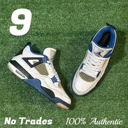Size 9 Air Jordan 4 Retro “Motorsport” 🔵