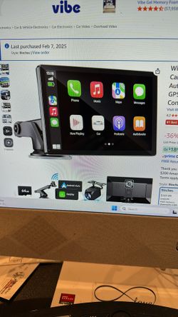 Wireless Apple CarPlay Screen